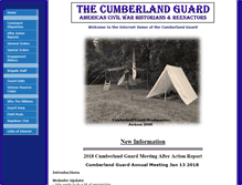 Tablet Screenshot of cumberlandguard.us